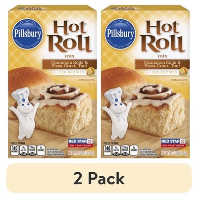 Hot Roll Mix 16 oz Two Pack Bakery Bread Flour Mix