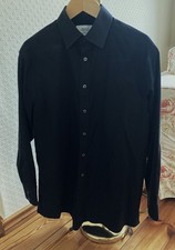Charles Tyrwhitt Hemd, Classic Fit, bügelfrei, schwarz, Gr. 41/84