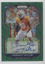 2020 Panini Prizm Rookie Green Scope 26/75 Darrell Taylor #389 Auto 0e9i