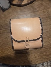 hand crafted leather belt pouch