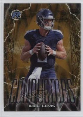 2024 Topps Resurgence Conductors Gold Power Surge Refractor 1/50 Will Levis 1t4m