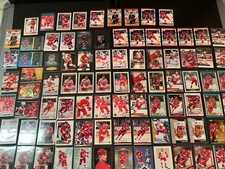 G12.  Huge Lot Steve Yzerman Hockey Cards 88 Total Cards 