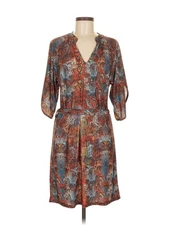 Viereck Women Brown Casual Dress M