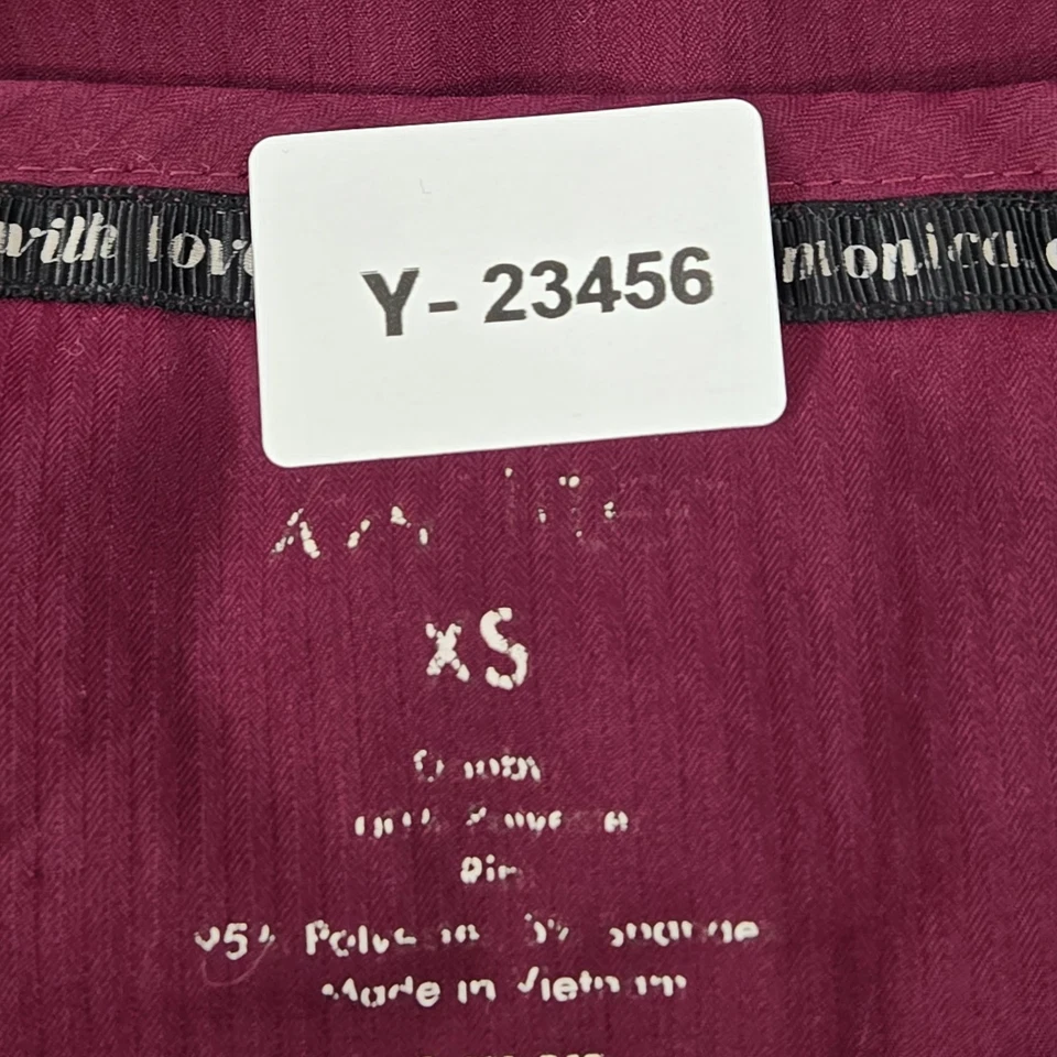 Koi Lite Women Scrub Top XS Red 317 Logo PO#CT87327 Short Sleeve - Image 2 of 4