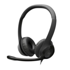 Logitech H390 USB Wired Computer Headset Noise Canceling Mic Black