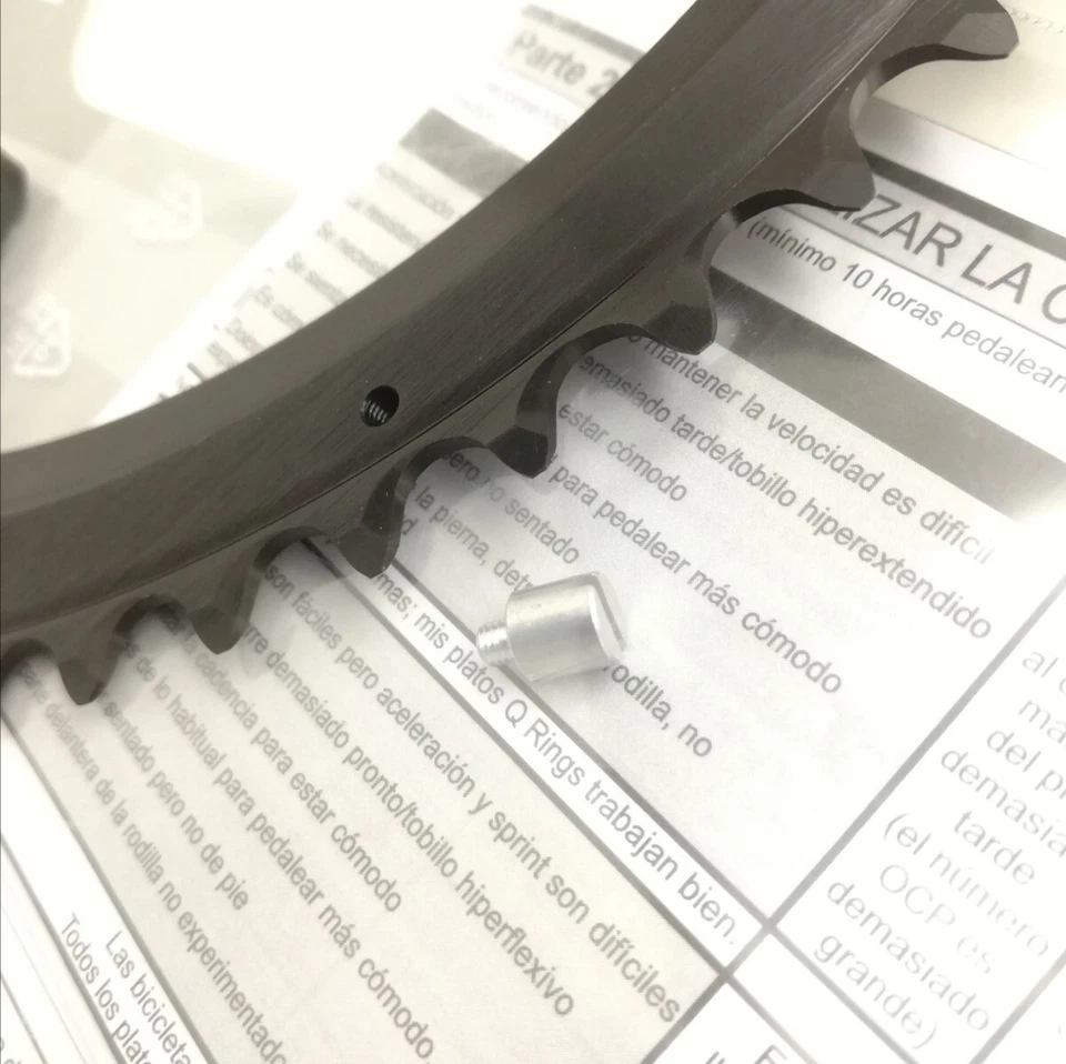 ANILLOS ROTOR Q Ovalados 52/36T Platos SHIMANO 4 BRAZOS R9100 R8000 6800 9000 Foto 4 de 4