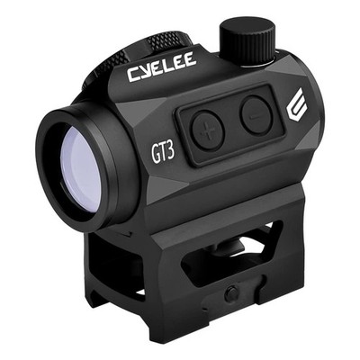 3 MOA Green Dot Sight 1x20mm Shake Awake With Co Witness Riser