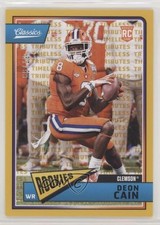 2018 Panini Classics Rookies Timeless Tributes Gold 37/99 Deon Cain #230 0c6