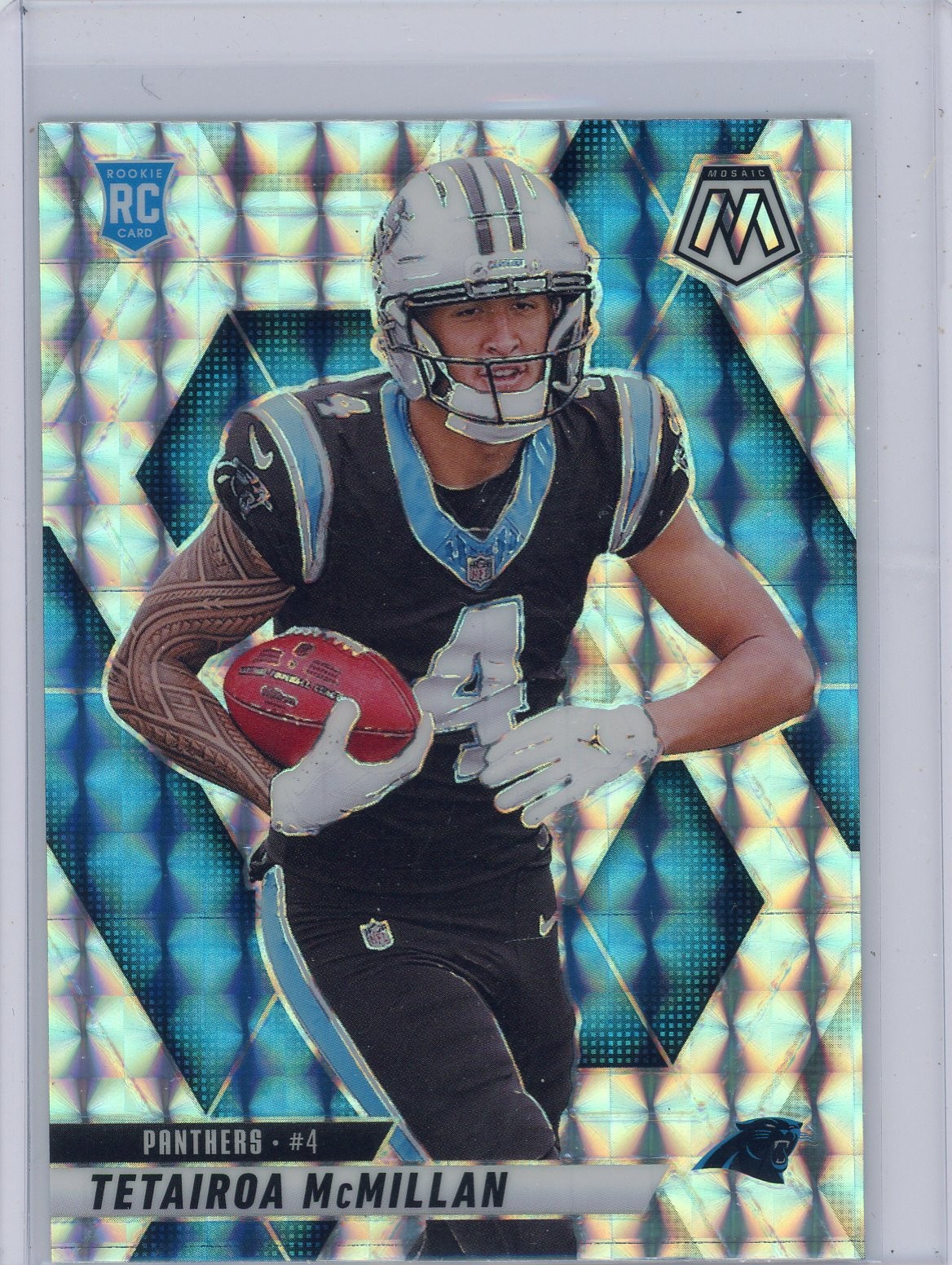 2025 Panini Mosaic TETAIROA MCMILLAN Rookie Silver Mosaic Prizm RC #309