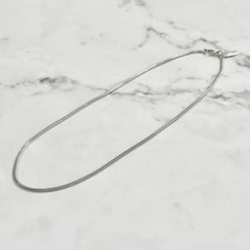 Saint Laurent Kette Halskette YSL Cassandra Silber echt gebraucht Damen
