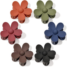 Flower Hair Clips Flower Claw Clips Hair Claw Clip Daisy Clips Matte Large Claw