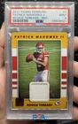 2017 Donruss Rookie Threads Red Patrick Mahomes II #7 Chiefs PSA 9
