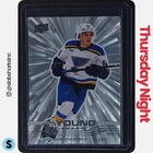 2025 UPPER DECK SERIES 1 #226 DALIBOR DVORSKY SILVER OUTBURST YOUNG GUNS RC