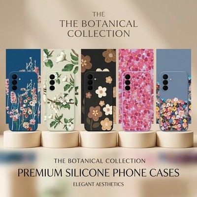 For Samsung Galaxy S25 S26 S24 Plus A17 A57 Boho Style Flower Phone Case Cover