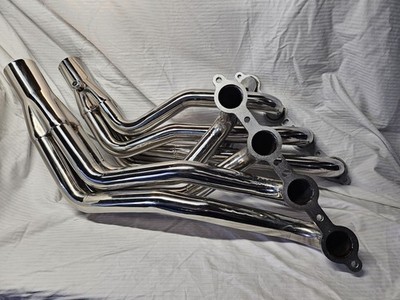1-3/4 T304 Long Tube Stainless Steel Headers Fit Chevy GMC 07-14 4.8L 5.3L 6.0L