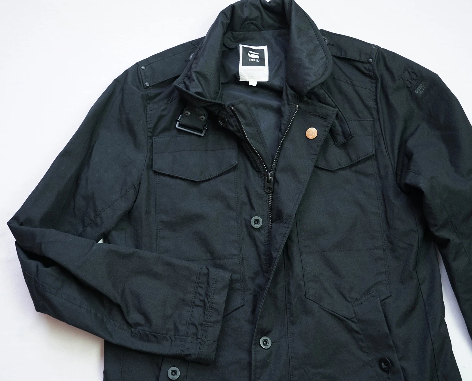 G-Star Raw Fleet Garber Tech Jacket mens Coat top size L Large Slim 82027