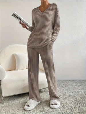 Conjunto de ropa de casa para mujer, moda de primavera 2025, nuevo estilo, panta