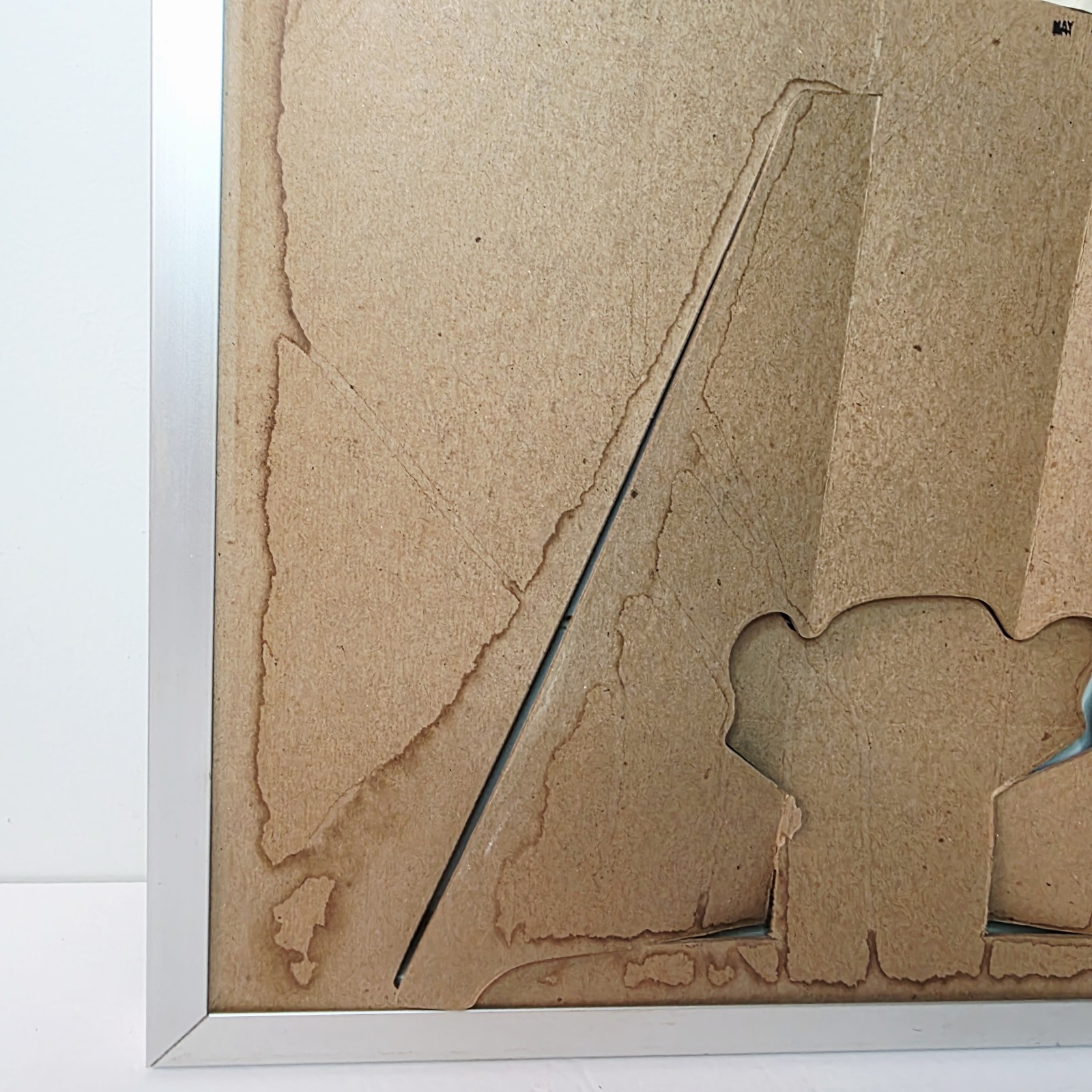 Vtg 90's Royal Crown Cola RC Aluminum Frame Menu Advertising Board Sign