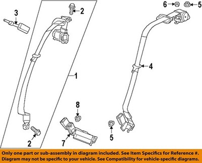 GM OEM 16-20 CT6 Restraint Systems Rear Seat Belts-Center Belt Assy 19332729