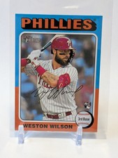 2024 Topps Heritage MINI - Weston Wilson #105 (RC) Phillies - FREE SHIPPING