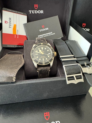 TUDOR Black Bay S&G 79733N Automatik Chronometer Date Lederband - Fullset