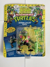 1992 Playmates TMNT SEWER-CYCLIN' RAPH - Not Mint - SEALED