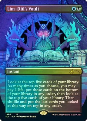 MTG FOIL Lim-Dul's Vault(Secret Lair Countdown) Borderless