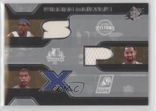2007 SPx Winning Materials Triple Chris Webber Jalen Rose Juwan Howard HOF 0g27
