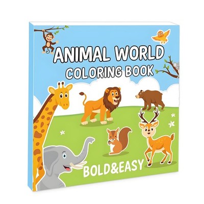 Tier Malbuch mit 40 Seiten, Coloring Book für Doodles, Ausmalbuch, Niedliches...