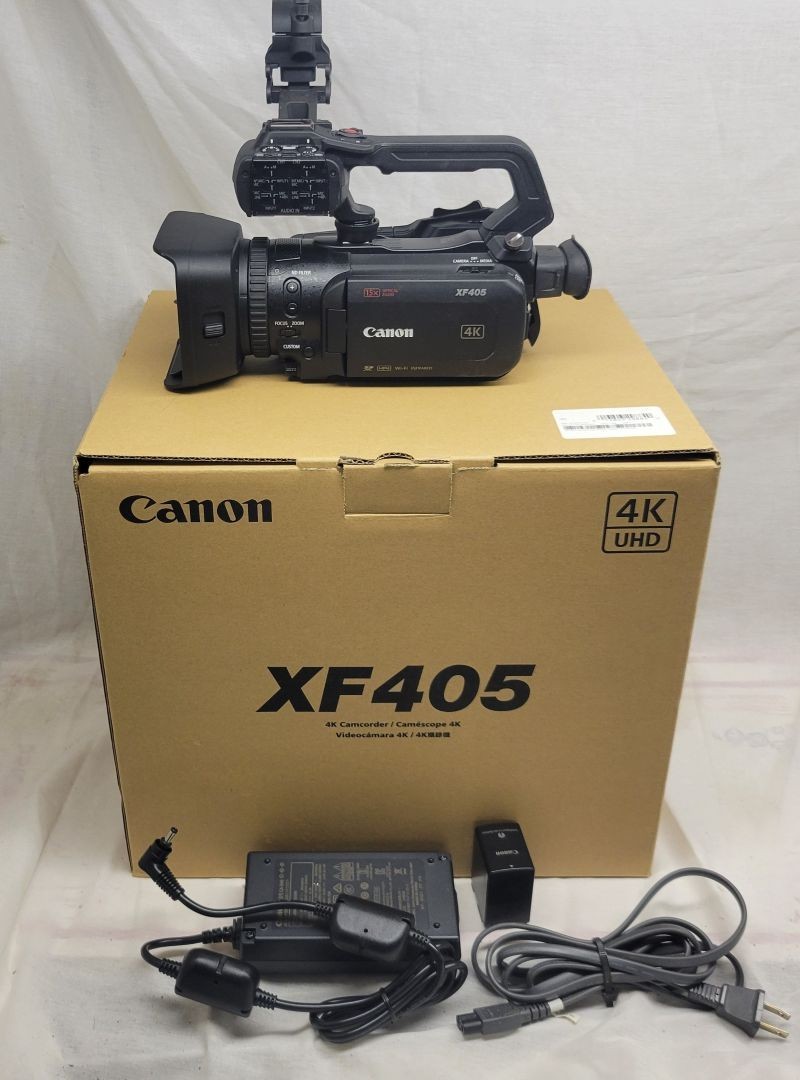 Canon XF405 4K UHD Professional Camcorder - Black for sale
