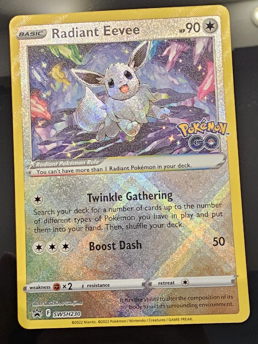 Radiant Eevee Pokémon TCG Cards for sale | eBay