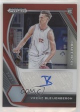 2021-22 Panini Prizm Draft Picks Red 105/199 Vrenz Bleijenbergh #DP-WBL Auto 1u6
