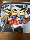 FUNKO Mystery Minis! Lot of 3 SUPERMAN! Red Eyes, Superman and Clark Kent!