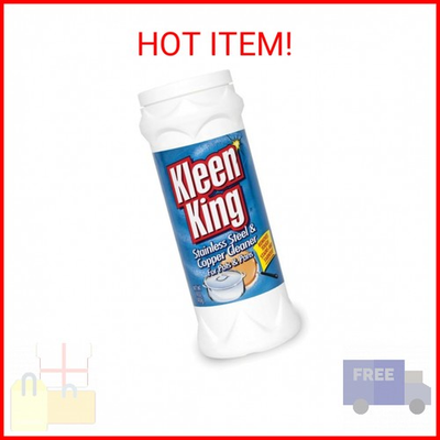 #ad #ad King Kleen Stainless Steel Cookware Cleaner and Copper Cleaner 14 oz 1 Pack H $14.78