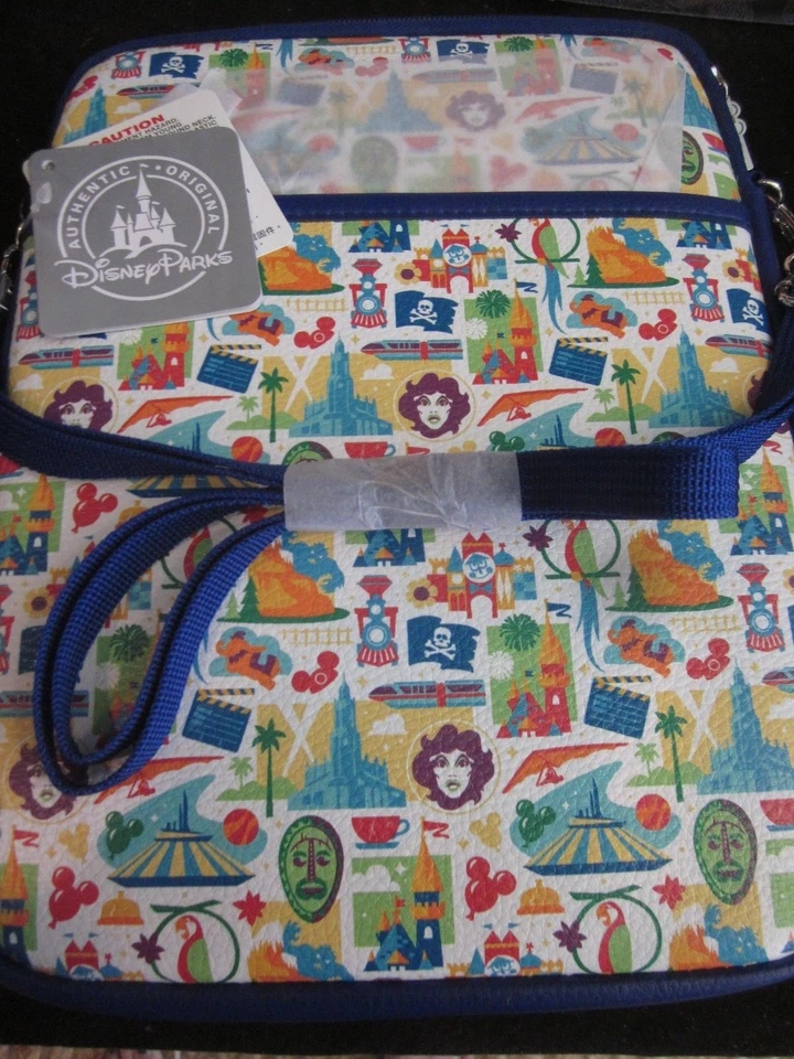 WDW Disney Parks Crossbody Cross Body Padded iPad Tablet Case Purse Tablet New - Image 3 of 4