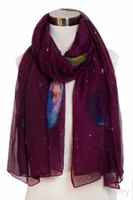 ScarvesMe Women's Fashion Galaxy Space Accent Spring Fall Oblong Shawl Scarf