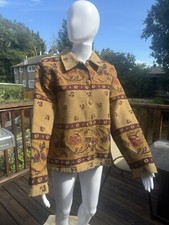 Vintage Tantrums Floral Tapestry Carpetbagger Jacket Blazer Womens M