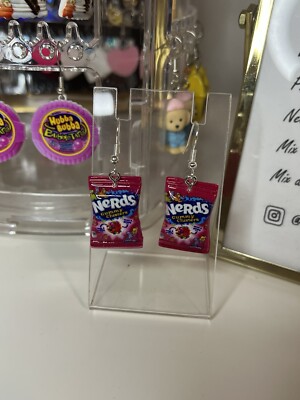 Nerds Gummi Cluster Handarbeit Ohrringe 