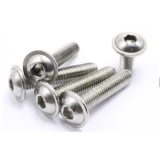 M3 M4 M5 M6 Hex Socket Bolt Button Flanged Washer Head Screw 304 Stainless Steel