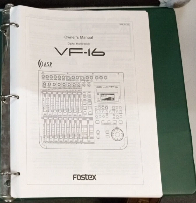 Fostex Vf-16 Digital Multitracker Recorder Adat Optical with road case NO EFFECT - Image 2 of 4