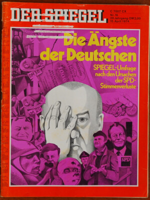 Der Spiegel 16/1974 4/74 April Playgirl Norwegen Jaguar XJ Lotus Elite Scirocco