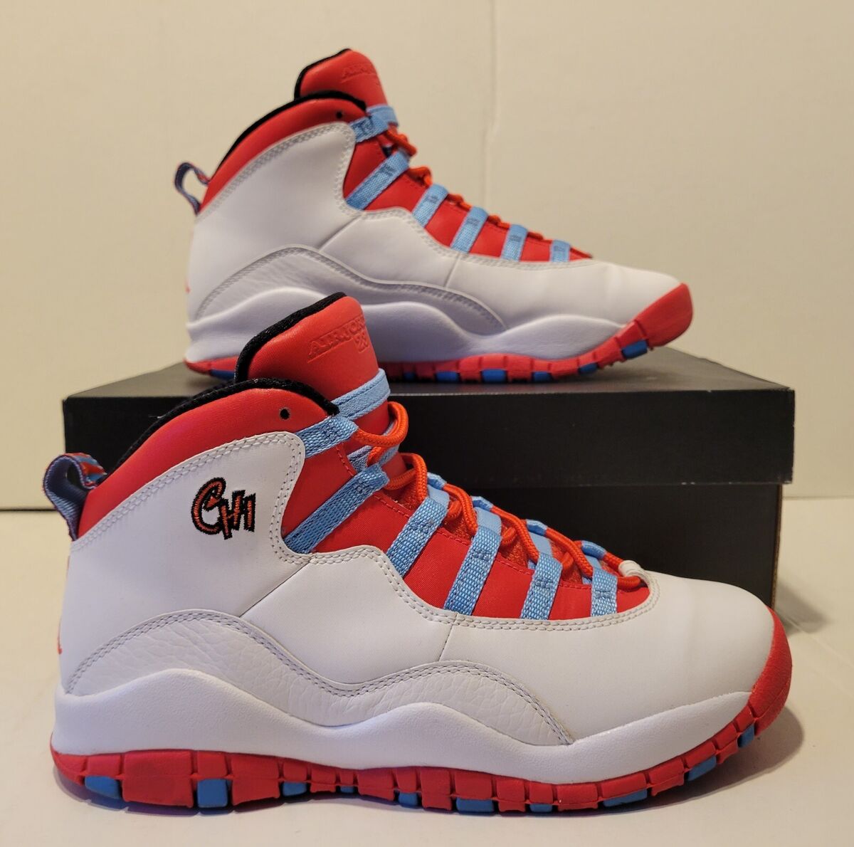 Air Jordan 10 Retro - 6 Y - BG - Chicago Flag - 310806 114 Air Jordan 10 Retro - 6 Y - BG - Chicago Flag - 310806 114