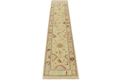 Anatolia Runner 2 8  x 11 6  Ivory Wool Traditional Hand-Knotted Oriental Rug