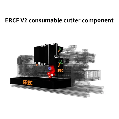 Multi-Color Printing Supplies Cutter with Servo for ERCF V2.0 Voron 2.4 Trident