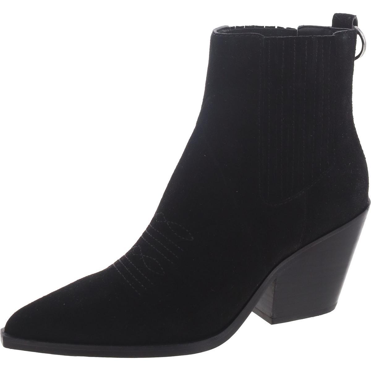 Женские черные замшевые ботинки Челси Paige 7 Medium BM BHFO 0128 53890₽