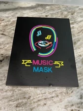 Megoo Led Music Mask Gesture Sensing Transforming Light Up Halloween DJ