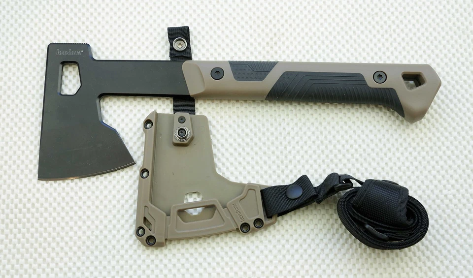 Hacha Kershaw 1075X Deschutes 3Cr13 acero bronceado nailon/mango engoma Foto 3 de 4