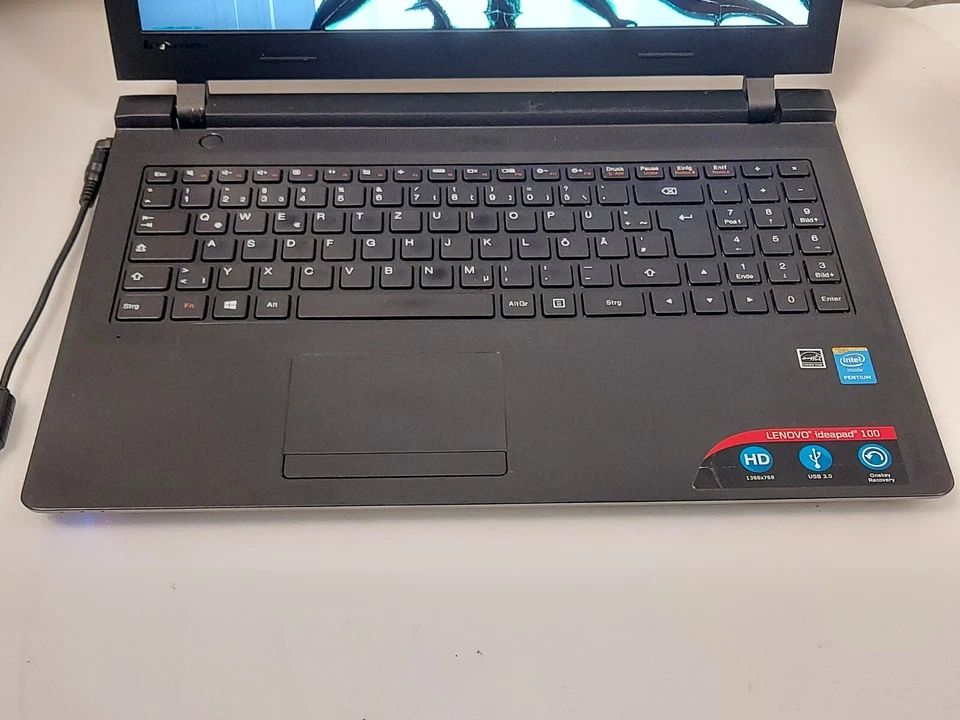 PC Portable Lenovo Ideapad 100-15 Iby / Intel Pentium CPU / Défectueux Rechange - Photo 4/4