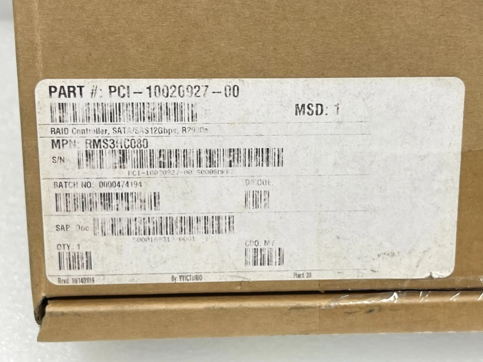 New (Open Box) Intel® Integrated RAID Module RMS3HC080 - Great Condition !!! - Image 4 of 4