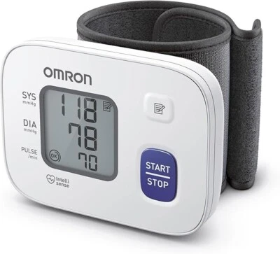 Omron RS2 Automatic Wrist Blood Pressure Monitor 30 Memory HEM-6161-E Brand New